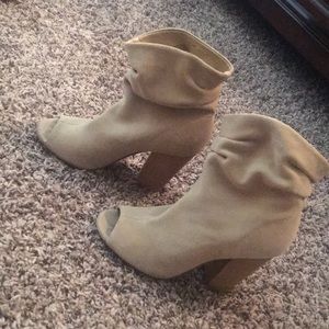Nude booties